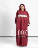 Load image into Gallery viewer, Abaya with tape
