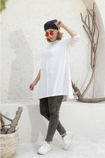 Load image into Gallery viewer, Long Basic Cotton Shirt . P1
