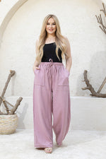 Load image into Gallery viewer, LINEN PANTS . NS
