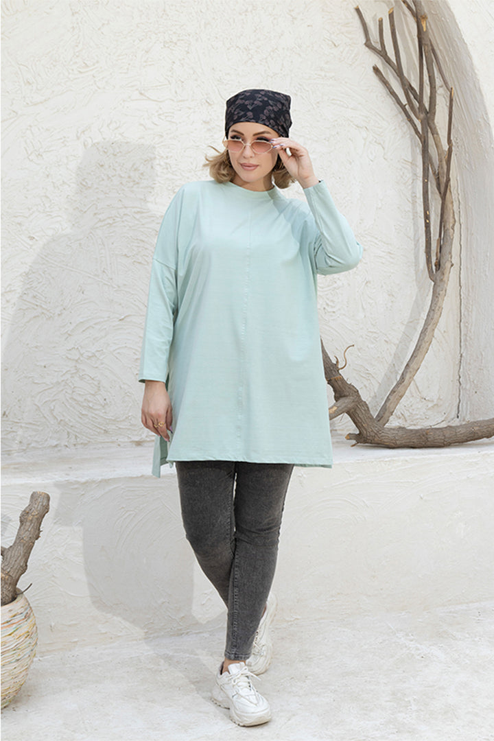 Long Basic Cotton Shirt . P1