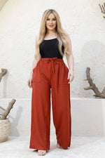 Load image into Gallery viewer, LINEN PANTS . NS
