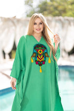 Load image into Gallery viewer, CY Dress with Oriental  hand . HR
