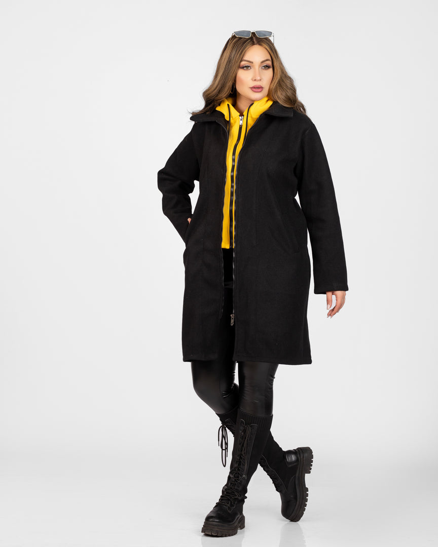 Coat With Built-In Hoodie